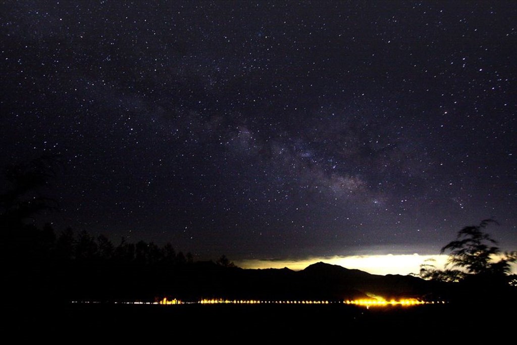 The Milky Way over Yatsugatake Highland Bridge